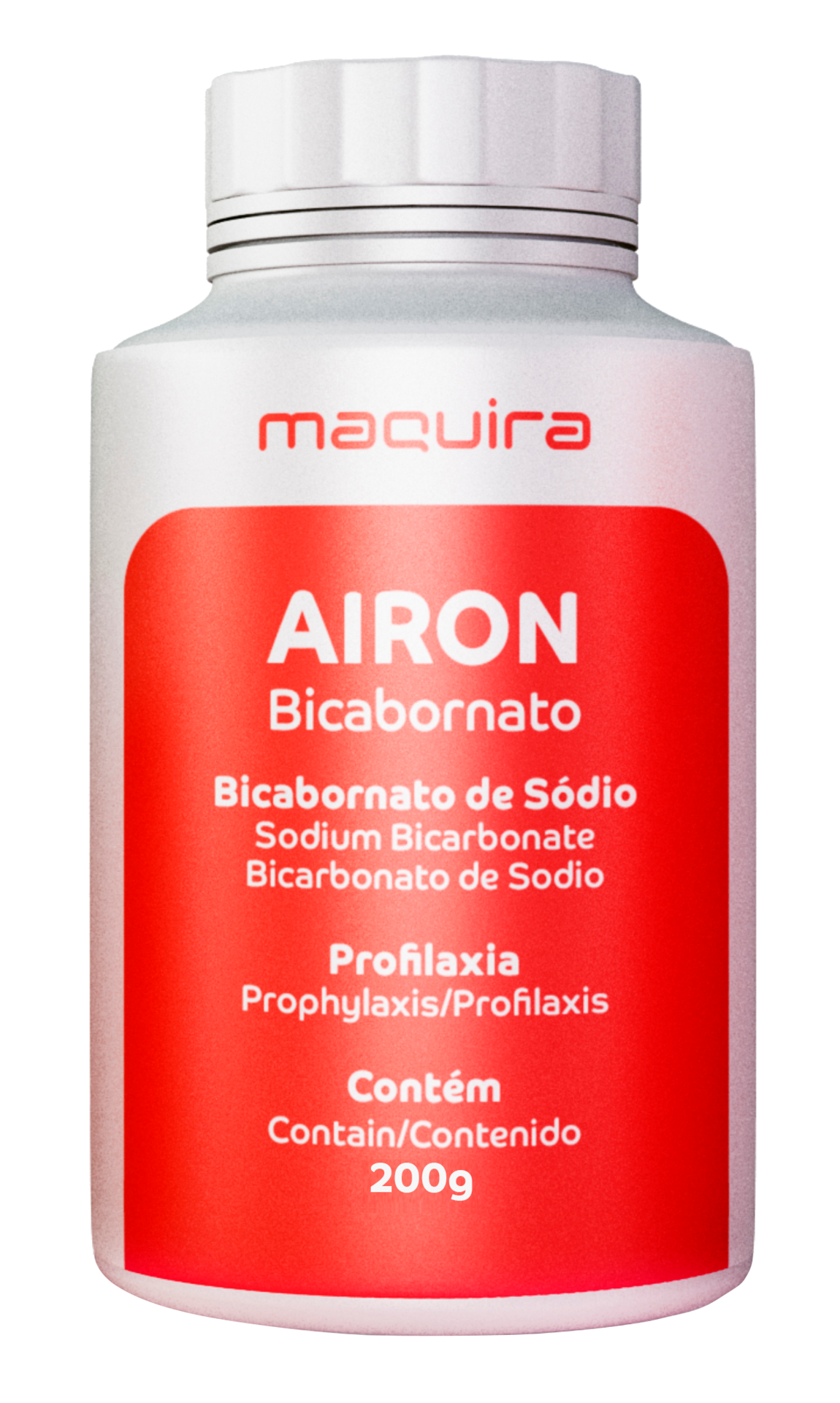 Bicarbonato De Sódio Airon 200g Sabor Natural - Maquira