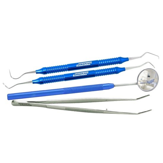 Kit Clínico Azul com 4 Peças - Golgran