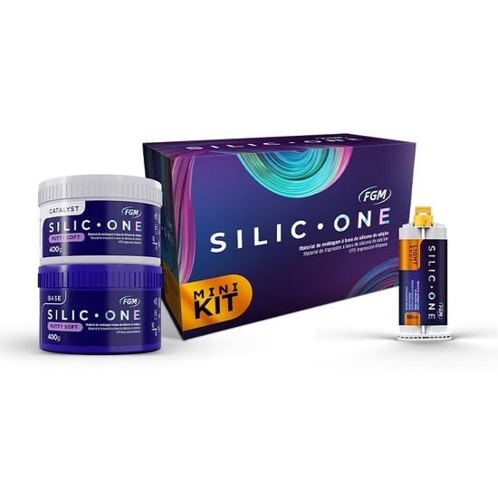 Mini Kit Silicone de Adição Silic One Putty Soft + Light Body - FGM